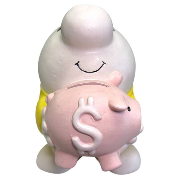 Vintage 1981 Designer's Collection Ziggy by Tom Wilson Earthenware Piggy Bank - Picture 3 of 8